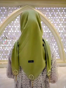 Segi empat Paris Premium Vl Rawis Terhits Terbaru Terviral Segiempat Terlaris Clarissa Hijab