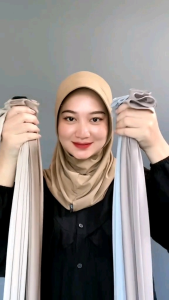 Pashmina kaos jersey premium / jilbab pashmina meleyot jersey kaos