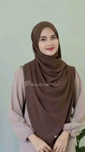 Pashmina Jumbo Curve Oval Crinkle Airflow •Pashimna Oval• Pashmina Curve Malaysia Syari