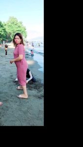 Knitted collar Dress w 2sidepocket freesize fit up to xl