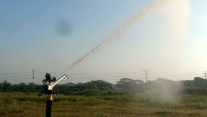 Paket sprinkler dan tiang tripot Sime Lumo Radiu tembak 20 meter