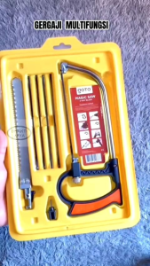 Gergaji Set Tangan Multifungsi | Magic Saw Kit | 3 Way Saw | Besi | Kayu | Kaca