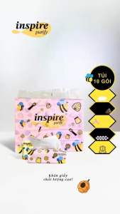 Khăn Giấy Cao Cấp INSPIRE Được Da Liễu Chứng Nhận An Toàn Cho Da