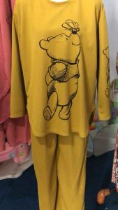 Setelan celana panjang wanita Beneva // Oneset beneva motif pooh