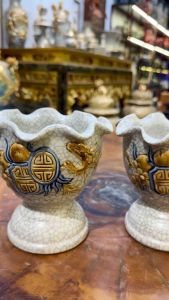 Ly Phật Thủ Cốc Phật Thủ Men Rạn Men Rạn Đắp Nổi Bát Tràng Gốm Sứ Bát Tràng