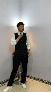 Rompi Pria Jas Pria Vest Premium Slim-fiting polos formal keren