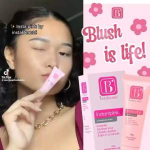 INSTA PINK BLUSH CREAM (FORMERLY SOPHIE MAGIC PINK) Waterproof Long Lasting Pink Blush Lip Cheek Eye Multi-use Make-up for Women