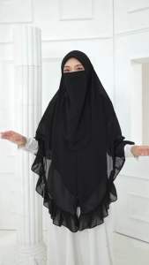 TUDUNG RIMPLE SERIES ll SET CADAR KHIMAR JILBAB SYARI SEGI EMPAT 150×150 INSTAN RIMPLE CERUTY BABY DOLL ARMANY | TUDUNG REMPLE ZIPPER MALAY ANAEMMA