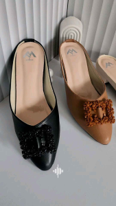 TERMURAH!! Sandal wanita kekinian Sandal heel Sandal kondangan bakpao