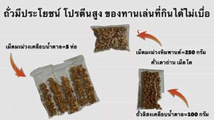 ถั่วลิสงเคลือบน้ำตาล หวานมันกลมกล่อม 1ถุงน้ำหนัก100กรัม