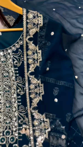 Designer Style Heavy Sequence Embroidery Work Plazo Salwar Suits for Party Collections (Pre-Order: 2/3 Weeks Delivery) HR270625