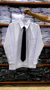 Setelan Seragam Hitam Putih Kemeja Polos Laki Perempuan PDH CPNS ASN P3K PPPK Training Magang Ospek Kerja Formal