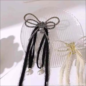 [SHIPS FROM MALAYSIA](Z214)ZAYA Premium Quality Elegant Ribbon Medium Hair Claw/ Korea Fashion Hair Accessories