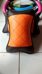 1 set isi 2 Bantal leher mobil bantal mobil empuk universal bisa untuk semua jenis mobil Bungkus Stir Mobil Variasi