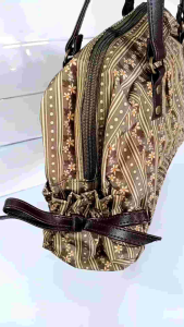 Tas Model Shoulder Bahan Poliester Ringan Motif Cantik Mix Sinte