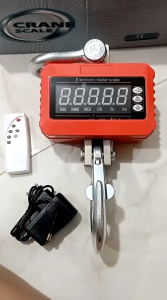 (TJ) 2led 10ton/5ton/3ton/2ton/15ton/1ton/500kg/300kg/200kg/100kg crane scale timbangan gantung digital hanging scale