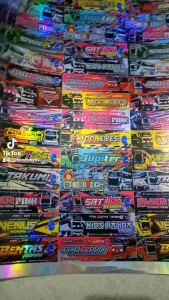 sticker bus basuri tunggal jaya hologram asli unit 45 pcs