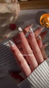 Pakai Kuku Handmade Penuh – Siri Kupu-Kupu Kristal 5- Dilengkapi dengan Kit Alat Lengkap / 100% Handmade Wearable Nails – Crystal Butterfly Series 5 ✨ - Comes with Full Tool Kit