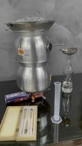 หม้อกลั่นเหล้าแบบไทยเดิมกลั่นน้ำมันหอมระเหยได้