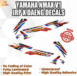 YAMAHA NMAX V1 JRP X DAENG DECALS (WATERPROOF LAMINATED FADE PROOF)
