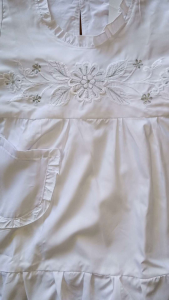 Stelan Baju Putih Manasik Haji Anak Perempuan Usia 4 Sampai 10 Tahun