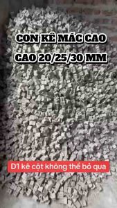 Con Kê Bê Tông D1 Đa Năng (20–30mm) – 1 Bao 270 Viên | Kê Dầm Cột Vách Lớp Bảo Vệ