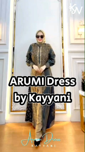 ARUMI DRESS: Baju Dress Gamis Muslimah Kayyani