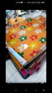 Karpet Tikar Bolak Balik 180 x 125 cm Terlaris Bahan Foam Empuk Motif Random Berkualitas SNI