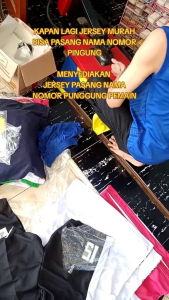 JERSEY FUTSAL SETELAN BISA PASANG NAMA NOMOR PUNGGUNG