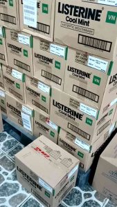 Combo 2 Chai Nước Súc Miệng Listerine Cool Mint 750ml Hoặc 3 chai 250ml