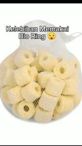 1kg Bio Ring Aquarium Filter Media With Mesh Bag