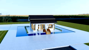 แบบบ้านจั่วมินิมอล 1 ชั้น