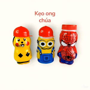 [DATE MỚI] Kẹo Ong Chúa Minion người nhện pikachu 1 túi 20 lọ - Giúp Bé Ăn Ngon Tăng Cường Sức Đề Kháng Bổ Sung Vitamin C