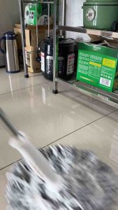 Magic Spin Microfiber Mop with Stainless Steel Handle Spin Mop with Water Locking Mop Lantai 免手洗自拖把