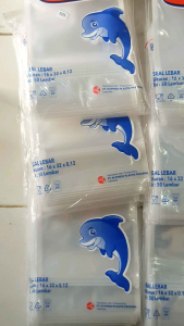 Standing Pouch Plastik PP Klip Zipper Tebal 16x32 50lembar Bening Transparan