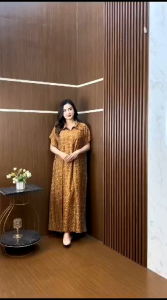 Daster Bunga KANAYA || Daster Panjang Wanita Terbaru || Daster Rayon Lengan Pendek Viral Termurah
