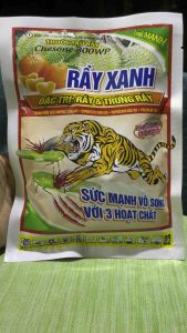 Thuốc trừ rầu chesone 300wp - rầy xanh Gói 100g ( rầy xanh hình hổ ) đặc trị rầy và trứng rầy
