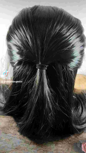 Jepit Rambut Korea Bunga Biru Denim- Kep Rambut Jepit bunga blue peony -Kep Jepitan Hiasan Rambut Pesta