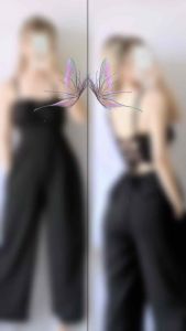 Deanna Crisscross Back Jumpsuit Free Size Fits Up to Medium