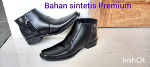 Sepatu Boots PDH Resleting Pria: Elegan, Trendy, dan Berkualitas