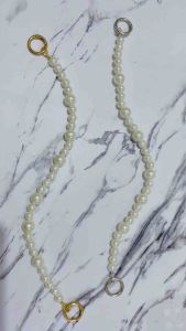 Dhea Pearls Bag Strap Tali Rantai Tas Bag Charm Mutiara Pearl Chain Bag Phonestrap Handle Kaitan Kait Hiasan Handmade Fashion