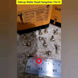 (50 pcs) Sekrup Roofing Wafer Head SDS 10x16 / Skrup Wafer Head 1.6CM