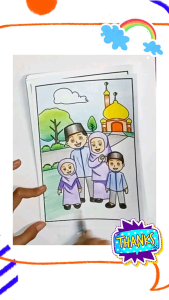 Kertas Mewarnai Tema Keluarga 1