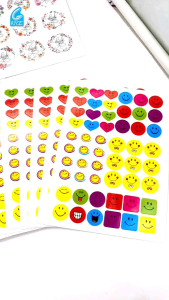 10 Sticker Sheets for Personalizing Notebooks Cards and Crafts - Variety of Designs