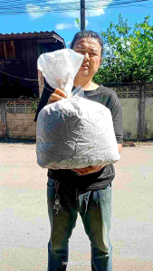 ขี้เลื่อยไม้สัก ไม้เนื้อแข็ง ขี้กบ กระสอบ 2 กิโล hardwood sawdust 2 kilos