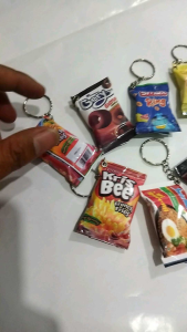 10PC GANTUNGAN KUNCI SNACK / GANTUNGAN KUNCI / UNTUK GANTUNGAN TAS TRAVEL /UNTUK SOPENIR PERNIKAHAN