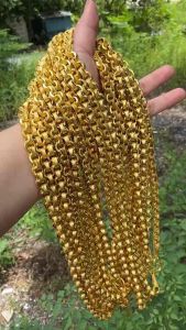 สร้อยคอ สร้อยคอทนไฟ สร้อยคอเผาไฟได้ ทองทน งานสวย เคลือบกันหมอง แค่ล้างน้ำยา ไม่ต้องเผาอีกต่อไป ฟรีน้ำยาล้าง