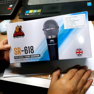 Mic BMA SR618 Original mik microphone vocal karaoke pidato SR 618 Vokal