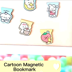 Cartoon Magnetic Mini Bookmark (Kawaii Design)