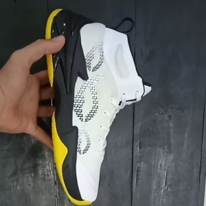 Sepatu Voli Fixch Demonic  White/Black/Yellow+Bonus Kaoskaki